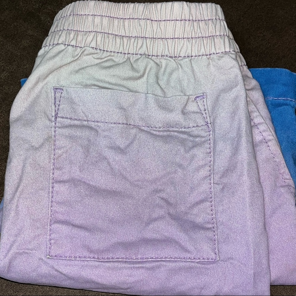 Gap • Purple | Blue Tie Dye Drawstring Shorts - Picture 10 of 11